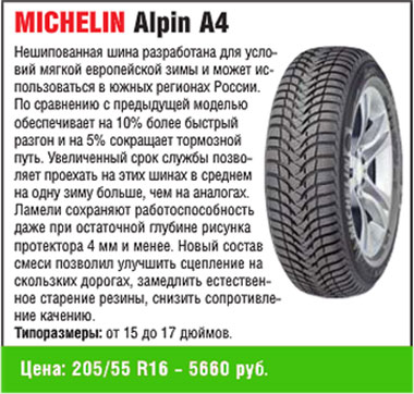 Michelin Alpin A4