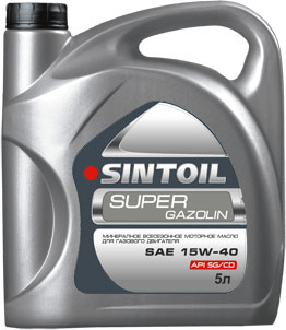 Sintoil Super Gazolin SAE 15W-40 API SG/CD